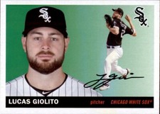 2020 Topps Archives LUCAS GIOLITO 1955 Style Base Card White Sox #44