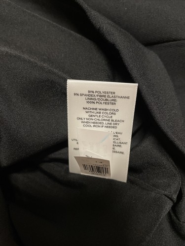 NWT Express Black Supersoft Cropped One Button Blazer Sz L - Picture 6 of 7