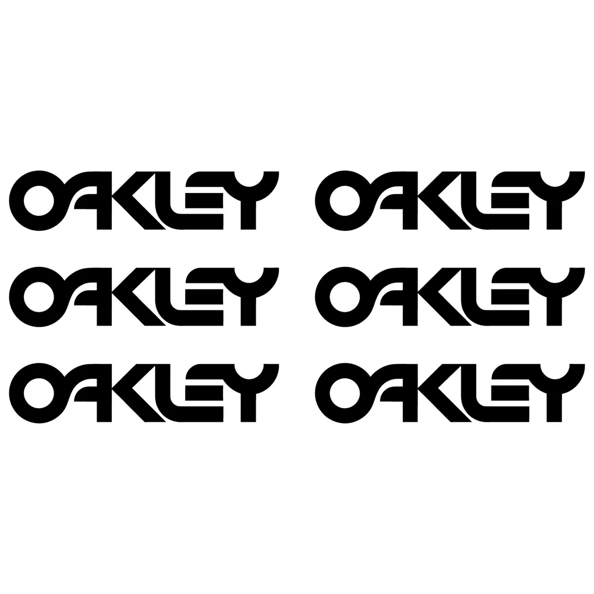 Oakley Logo Vinyl Decal Sticker