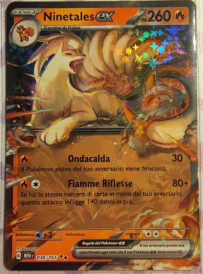Ninetales Ex 038/165 – Pokemon 151 – Double Rare – Evolution 2 – Set Di Carte Vulpix - Foto 11