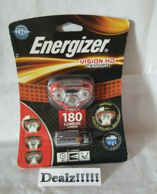 Energizer HDB32E LED Headlamp with HDVision Optics 3 modes Batteries include NEW