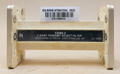Microwave Filter Co. 12086-2 C-Band Transmit Reject Filter D C0508