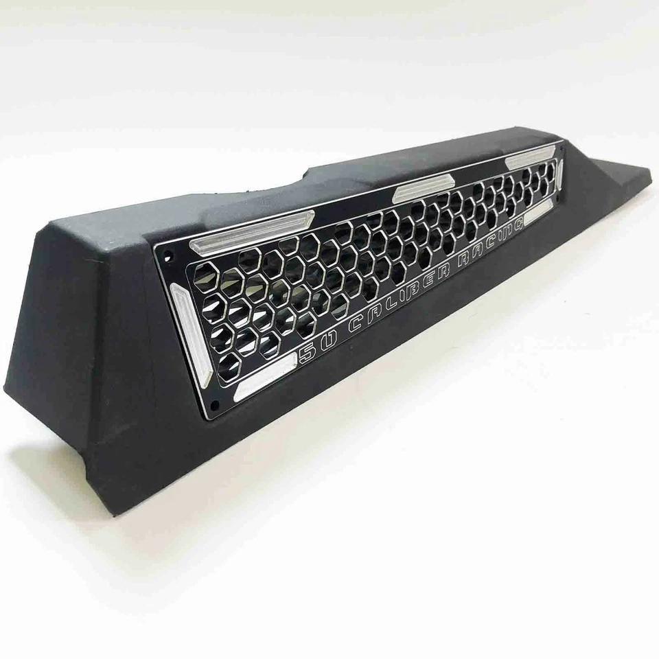 CNC Billet Side Air Vent Intake Grille Grill Bezel RZR XP1000 Black Powdercoat - Image 2 of 4