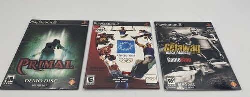 NEW PS2 Demo Disc Lot Athens 2004, Getaway Black Monday & Primal PlayStation 2 - Picture 2 of 8