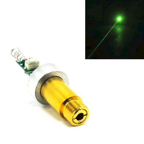 Module Laser Ligne Verte 532nm - Puissance 50mW - Alimentation 5V - Avec Objectif En Verre