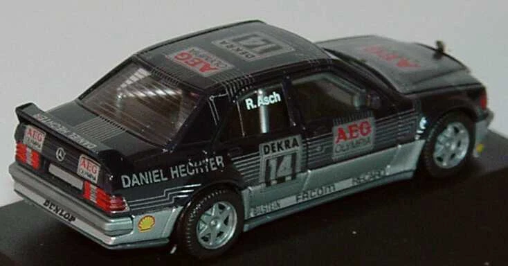 1:87 Mercedes-Benz 190E Evo I DTM 1990 Snobeck AEG 14 Roland Asch - Herpa 3522 - Image 3 of 3