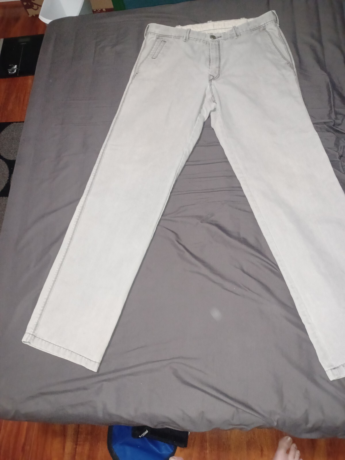 Haggar LK Life Khaki Gray Repreve Chino 
