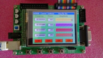 New 200MHz LCD AD9959 4CH DDS Signal Generator STM32F103 Controller Board
