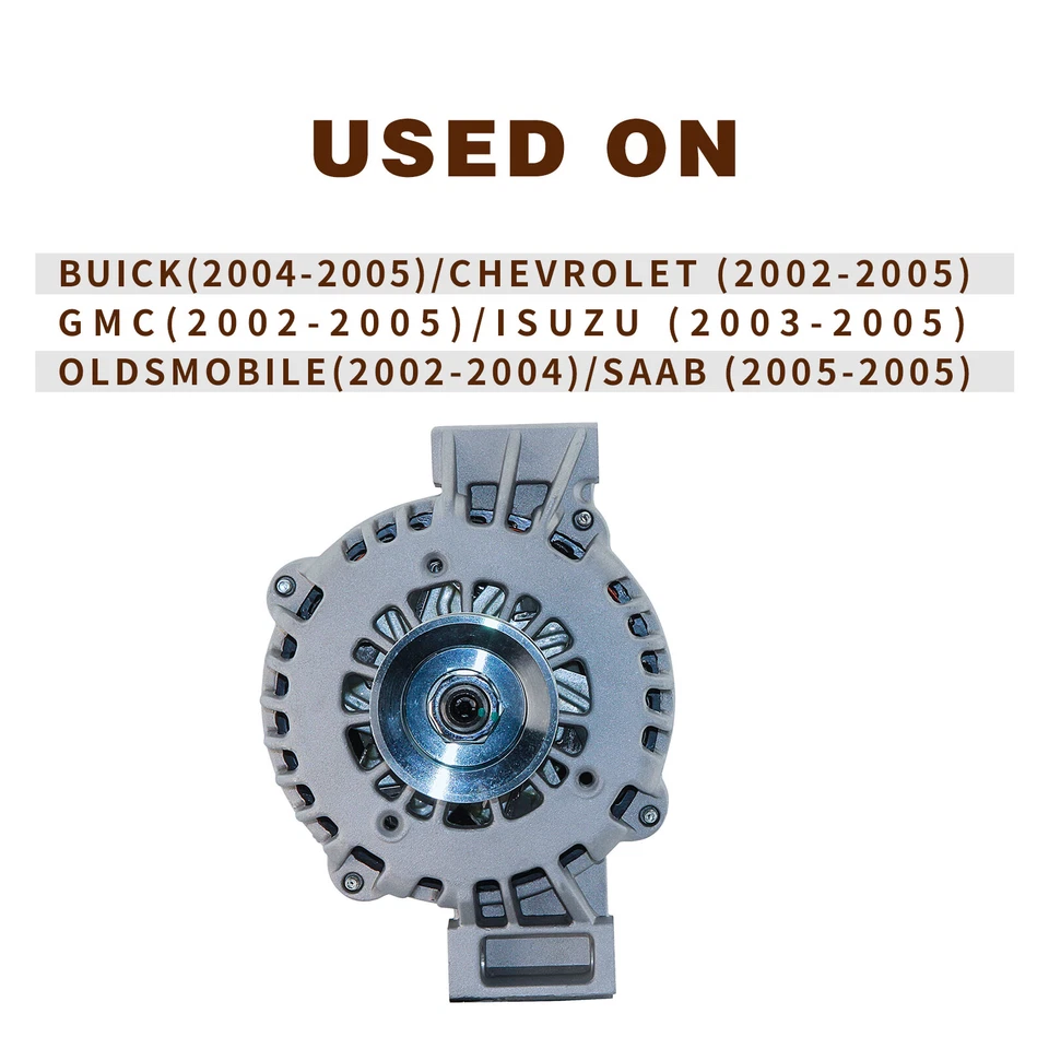 Alternator For Buick Rainier GMC Envoy Isuzu Ascender  02 03 04 05 4.2L 8290N Foto 3 de 4