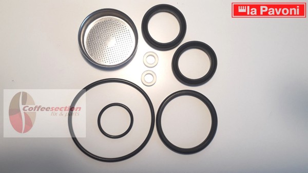 La Pavoni kit Replacement Gasket Set Europiccola, Professional  Millennium parts Photo Related