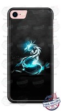 Funda Carcasa Teléfono Arte Fantasía Dragón Azul Para iPhone 11 Pro Samsung A20 LG Google
