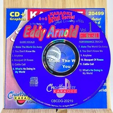 Chartbuster Karaoke Style Of Eddy Arnold Vol. 1 6 6 CD G 20219
