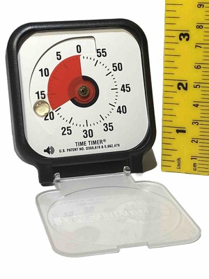 TIME TIMER 3  in VISUAL TIMER up to 60 MINUTES KIT DESK COUNTDOWN CLOCK NOB NEW