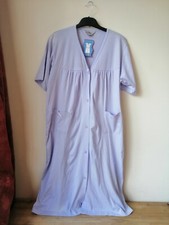 Ladies Front Button Fastening Lightweight Nightshirt 10/12 Lilac BNWT NEW