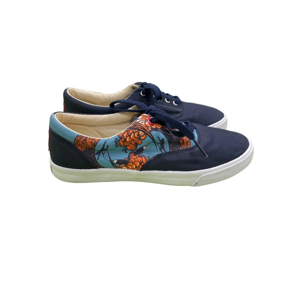 Bucketfeet Men's Blue Canvas Casual Shoe Size 9 SKU 923 - Image 3 of 4