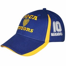 Offiziell Boca Juniors CABJ Crest & Diego Maradona Baseball Cap -Fully