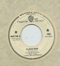 Cloud Nine / I'll Make You Cry Tomorrow by Winston G 1967  45 RPM Promo