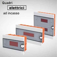 Quadro elettrico centralino moduli DIN box incasso scatola IP40 per interruttori