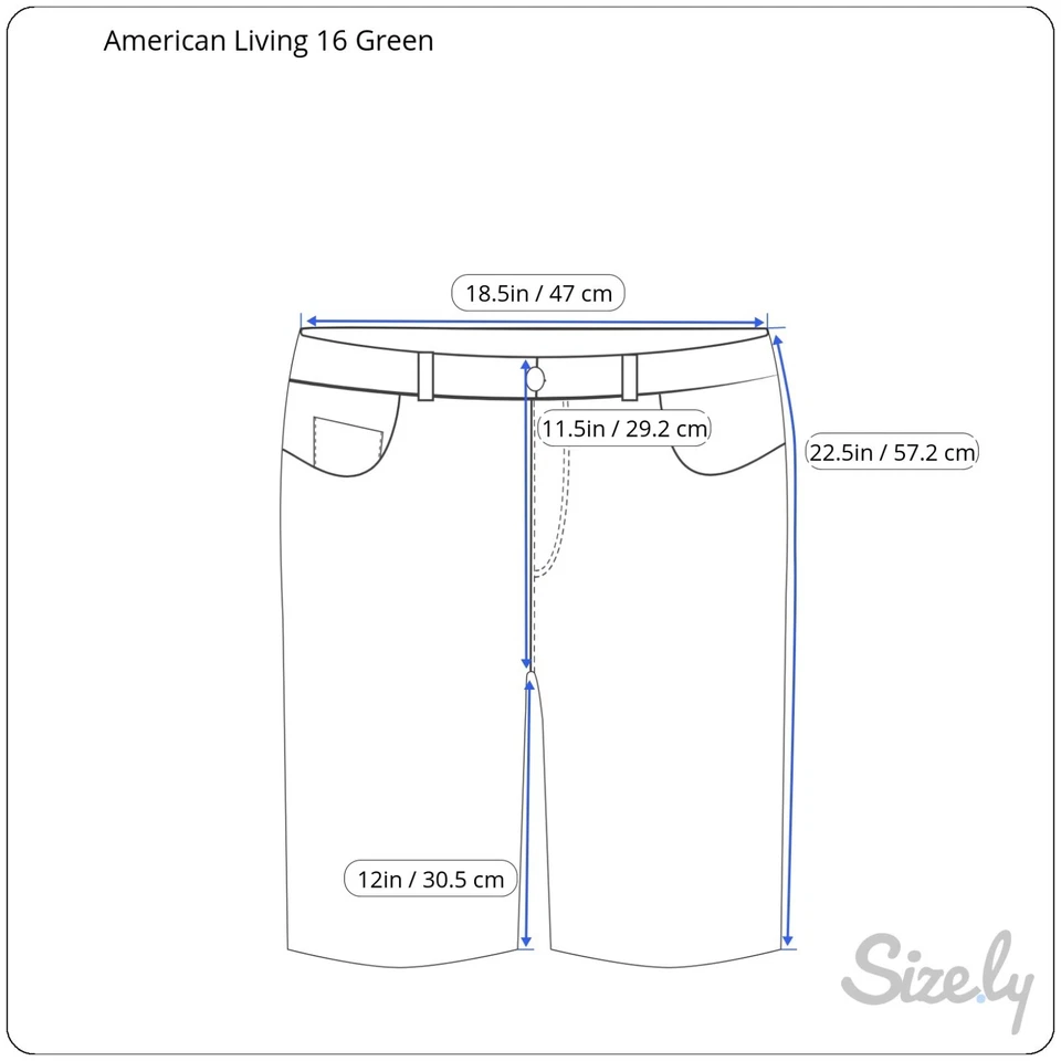 American Living Womens Size 16 Green White Striped Seersucker Bermuda Shorts - Image 3 of 4