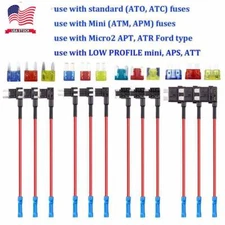 Adapter 3/5 Car Add-A-Circuit Standard Mini Micro 2/3 Low-Profile Blade Fuse Tap