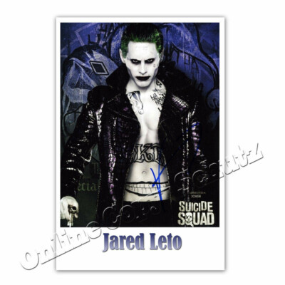 Jared Leto als Joker  Autogrammfoto  
