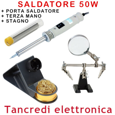 ZD-715 ZINN LÖTKOLBEN 50W STIFT LÖTKOLBEN REPARATUREN DRITTE HAND LINSE
