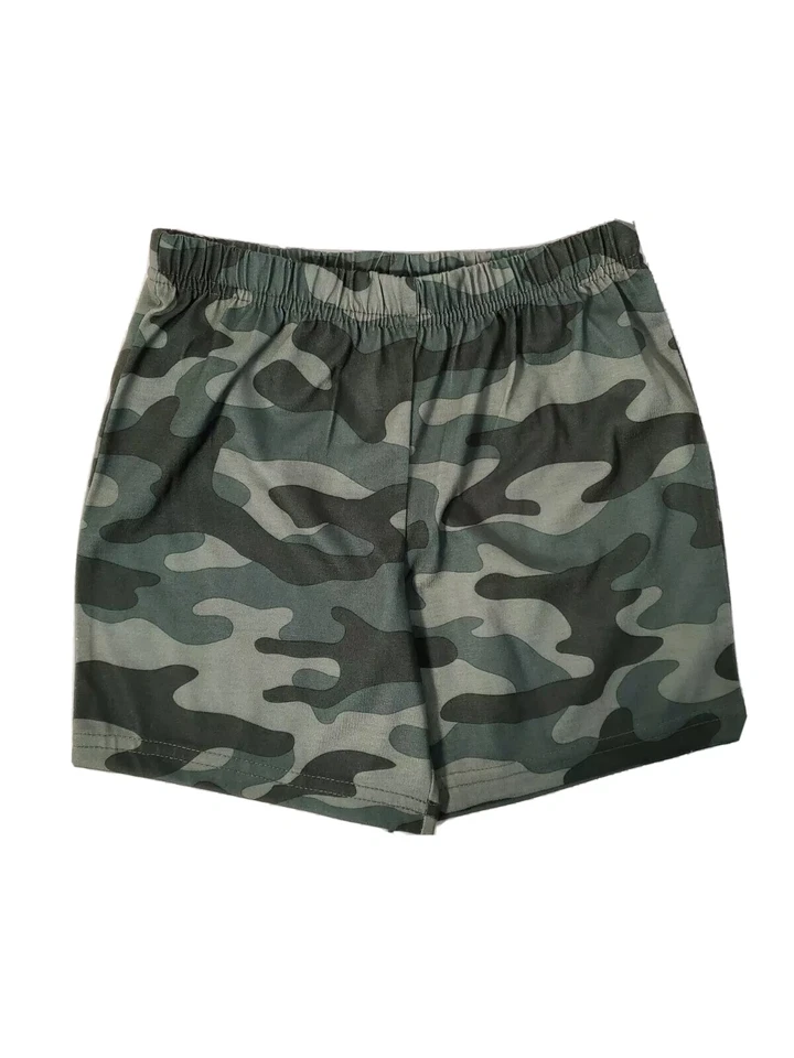 Conjunto de 3 piezas de pijamas de verano Carters para niños 4T SAFARI Wild About Bedtime Shorts Foto 4 de 4