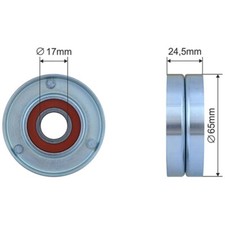 NTY Spannrolle Keilrippenriemen für VW Polo 6R 6C 1.2 TSI 6R1 6C1 Golf Plus