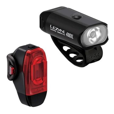 Lezyne - Mini Drive 400xl / Ktv Drive + Paar - Schwarz / Schwarz