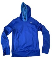 Adidas Running Women's ClimaWarm Blue Hoodie M medium