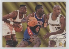 1994 Fleer Team Leaders ( Pistons) Dikembe Mutombo Joe Dumars Latrell Sprewell