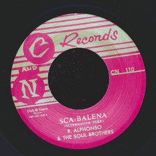 Roland Alphonso The Soul Brothers - Sca-balena Japan New Vinyl 7