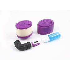 1/8th RC Nitro Engine Air Filter Rebuildable (Purple) Fastrax New - FAST93P