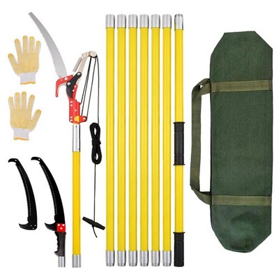 Teleskop Astsäge Baumsäge mit 8 Teleskopstange 1m-8m einstellbar