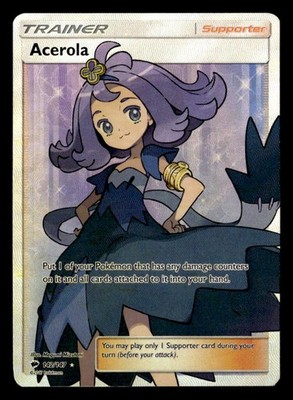 Acerola (Full Art) Ultra Rare Holo SM - Burning Shadows 142/147 NM