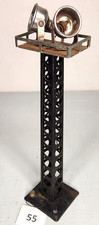 VINTAGE MARX O GAUGE  TWO BULB FLOODLIGHT TOWER METAL UNTESTED 55