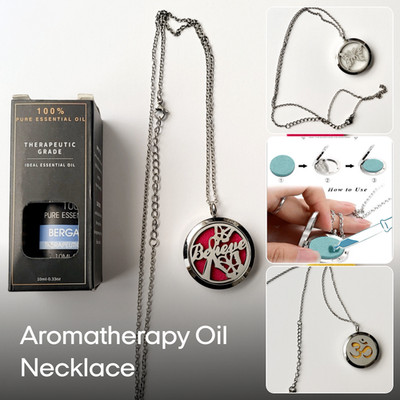Hottentotta's Retail Beautiful Aromatherapy Oil Diffuser Necklace Pendant w/Oil