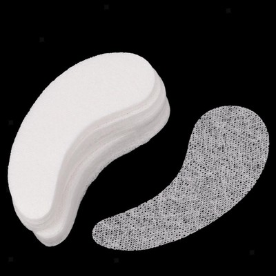 80 Stück Augenpapier Set, Blatt Augenpads Papier Feuchtigkeitsspendend Weiß