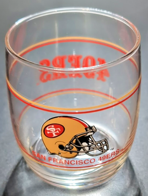 Vintage NFL SAN FRANCISCO 49ERS Drinking Glass 12 oz. 3 1/2 Inches tall |  eBay
