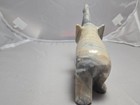 Vintage Hand Carved Onyx Marble Stone Elephant Trunk Up Tusks 5.5" Figurine — photo 3