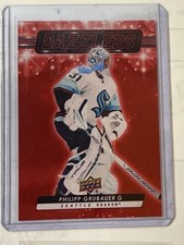 2023-24 Upper Deck Kraken Philipp Grubauer #DZ-60 - SP Red Dazzlers 1:32 packs