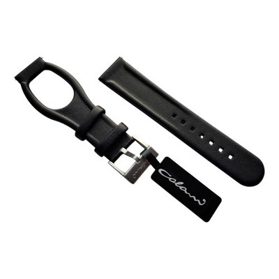 Colani Uhrband Leder schwarz quick release Federstege 22mm UMF Uhrenarmband 