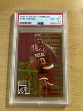 1994-95 Flair #2 Sam Cassell Hot Numbers Psa 8.5