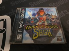 Granstream Saga (Sony PlayStation 1, 1998) CIB Black Label w/ Registration Card