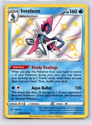 Inteleon SV027/SV122 Shining Fates Shiny Vault Shiny Holo Rare