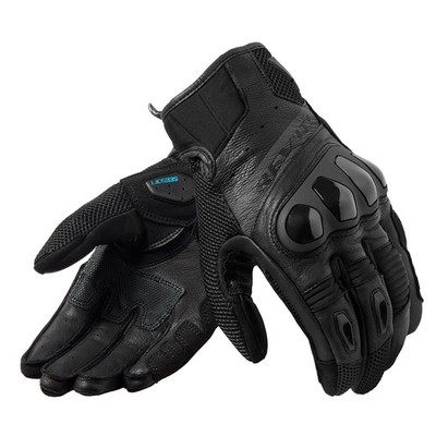 Revit Ritmo Gloves Schwarz Gr. L kurze Leder-Motorradhandschuhe