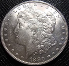 Better Date 1880-O Morgan Silver Dollar - Bright White Choice BU - "Micro 'O'"