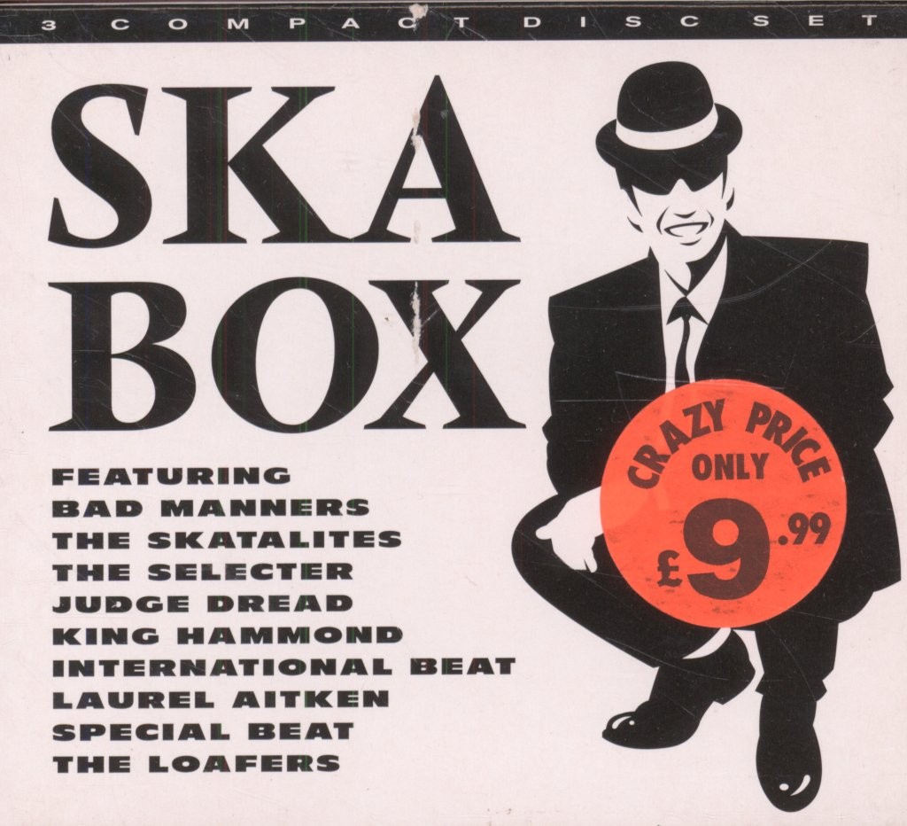 Various Artists Ska Box CD set Germany Pegasus 2000 3 X CD in individual jewel