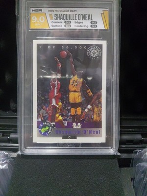 1992 Classic Draft Picks - Shaquille O'Neal Limited Prints #LP1 GRADED MINT 9  