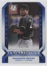 2013 Panini Elite Extra Edition Status Blue Die-Cut 31/100 Roberto Osuna #89 0lm